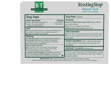 Boericke & Tafel Ssssting Stop Gel